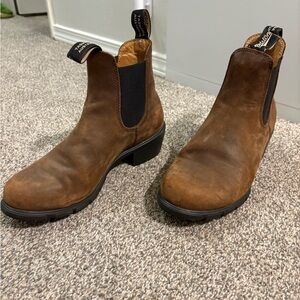 Blundstone Rustic brown heeled boot